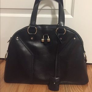 Yves Saint Laurent 'Muse - Large' Leather Satchel